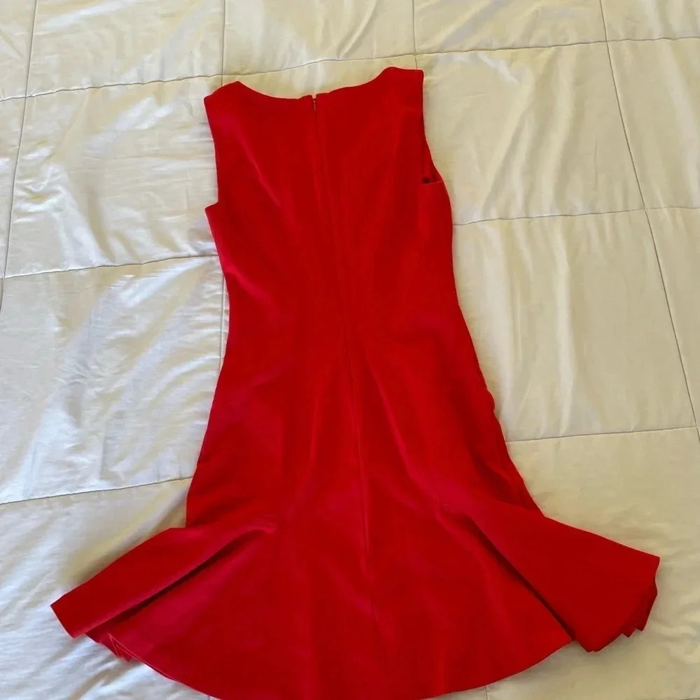 Diane Von Furstenburg red Carla knit mini dress - Picture 7 of 13